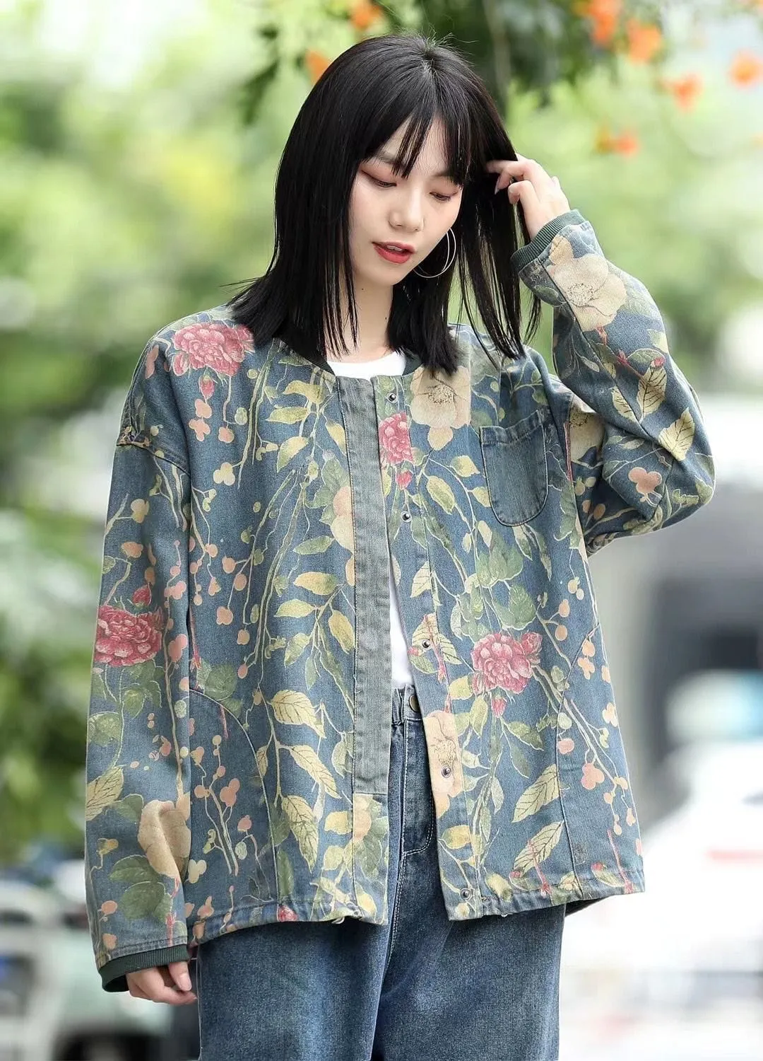 Ashra Washed Denim Jacket