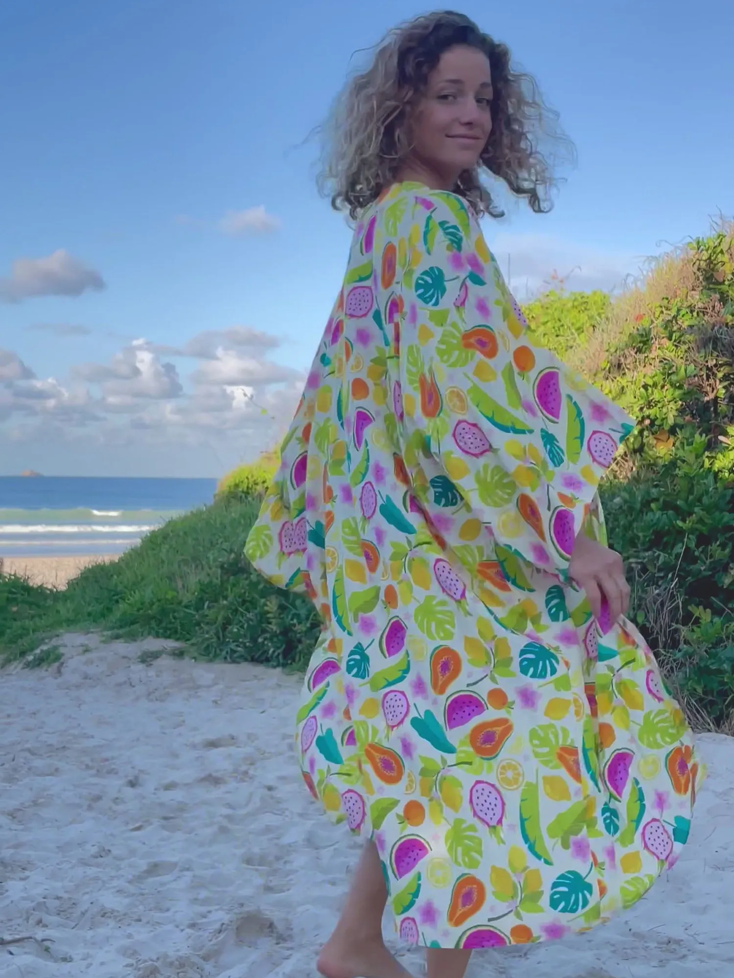 Ayla Maxi Kimono - Fruit Fiesta - Pack