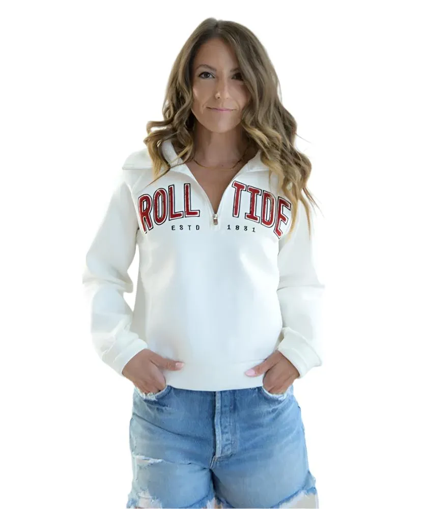 Bama Sears Split Quarter Zip