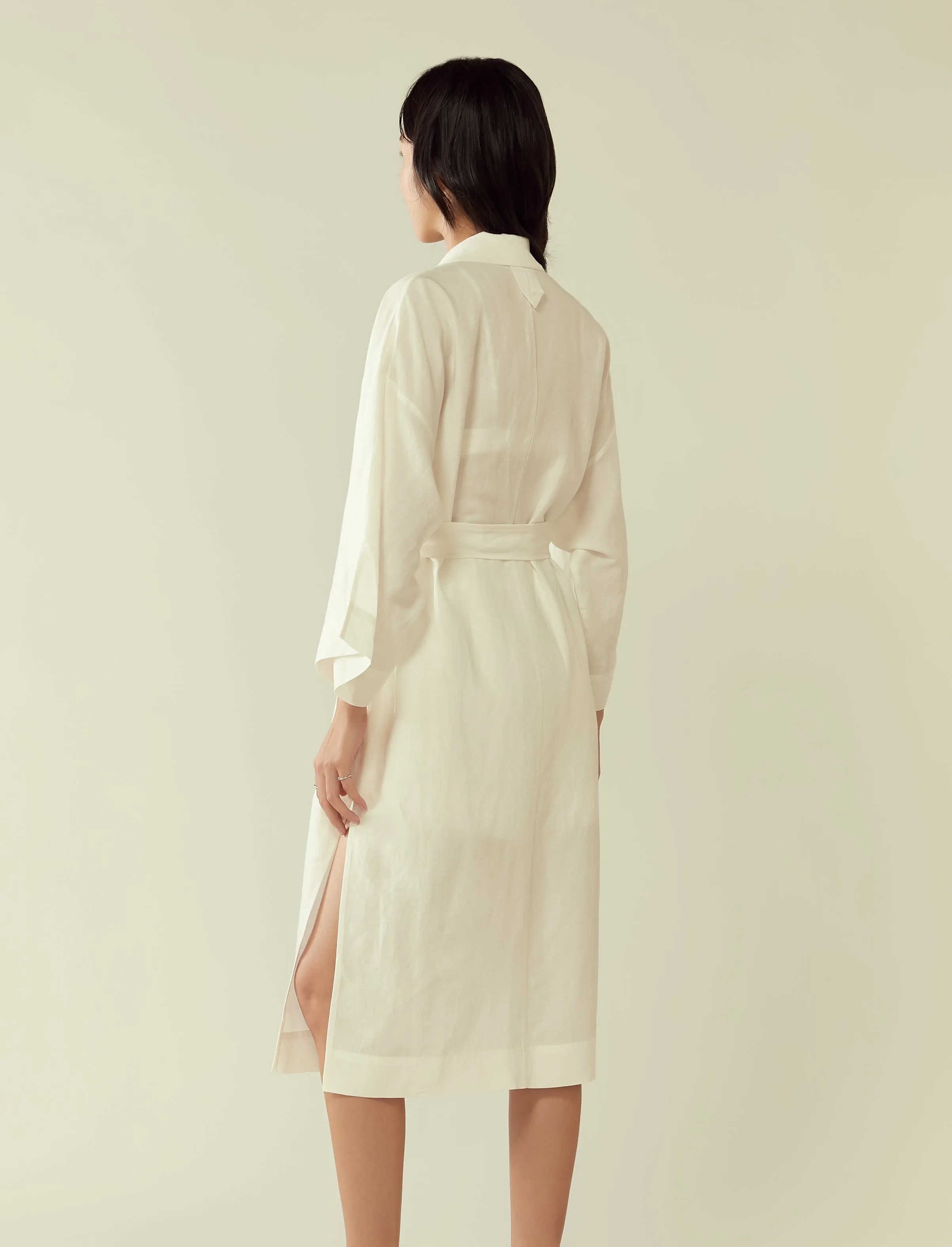belted lounge robe