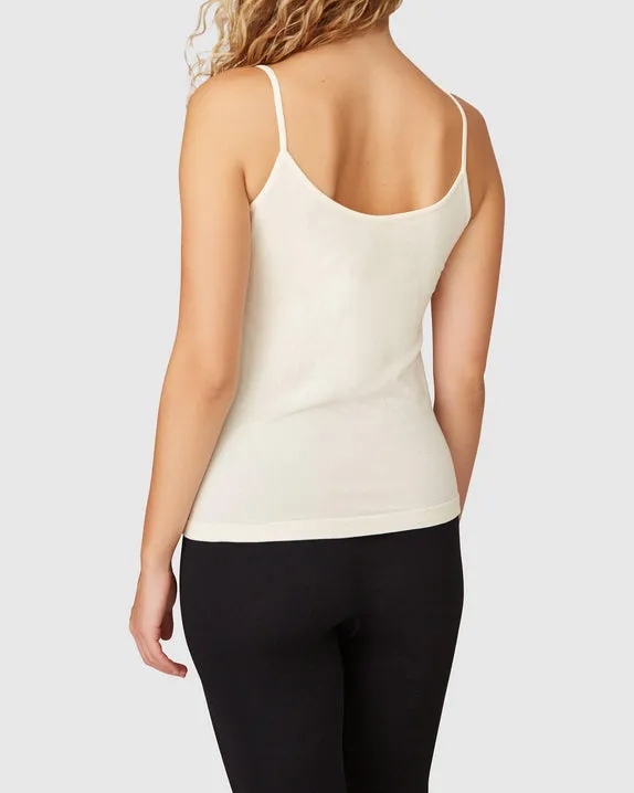 EMMY CASHMERE SINGLET, Ivory