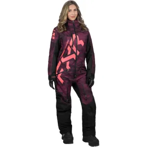 FXR CX Lite Snowmobile Monosuit Merlot Haze/Melon Red