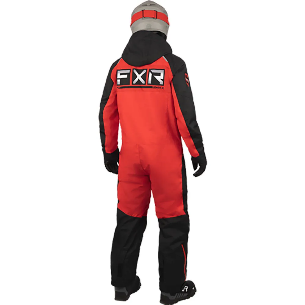FXR Mens Recruit Lite Snowmobile Monosuit Black/Red