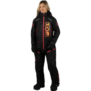 FXR Womens Recruit Lite Snowmobile Monosuit Black/Raspberry-HiVis