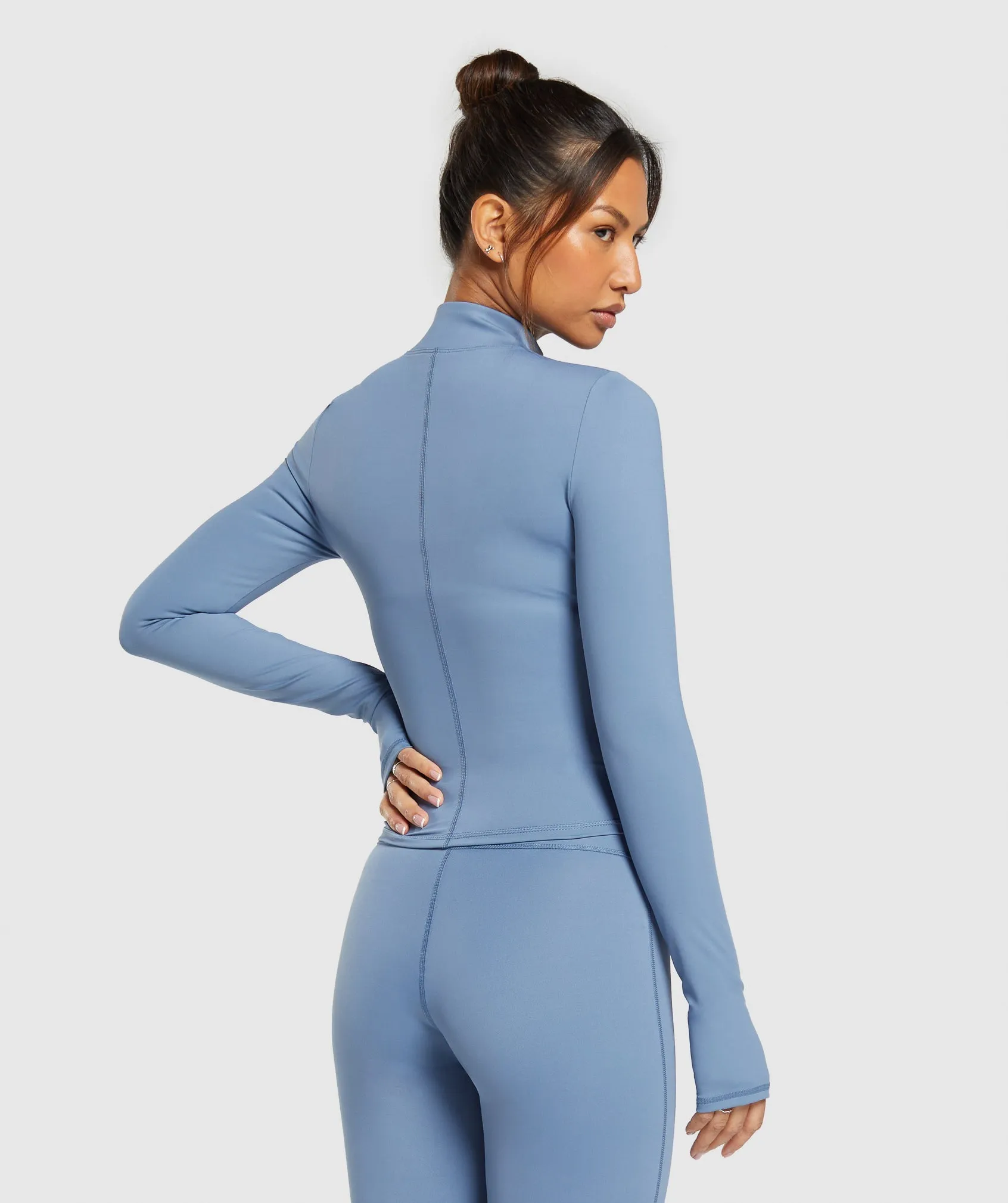 Gymshark Elevate Tracktop - Faded Blue