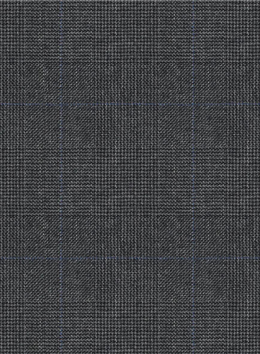 Hardy Minnis Dark Gray Glen Wool Jacket