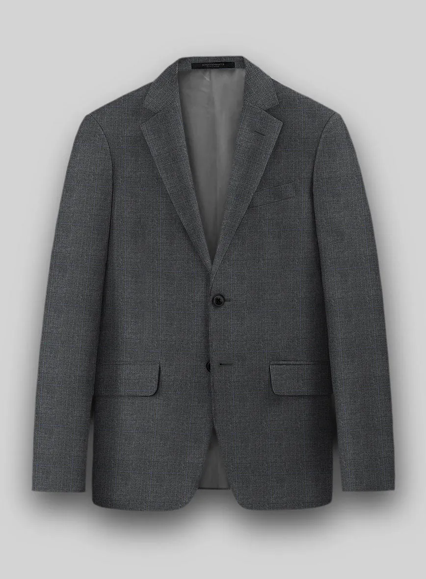 Hardy Minnis Dark Gray Glen Wool Jacket