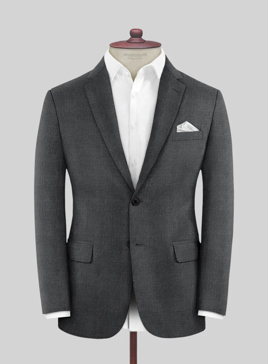 Hardy Minnis Dark Gray Glen Wool Jacket