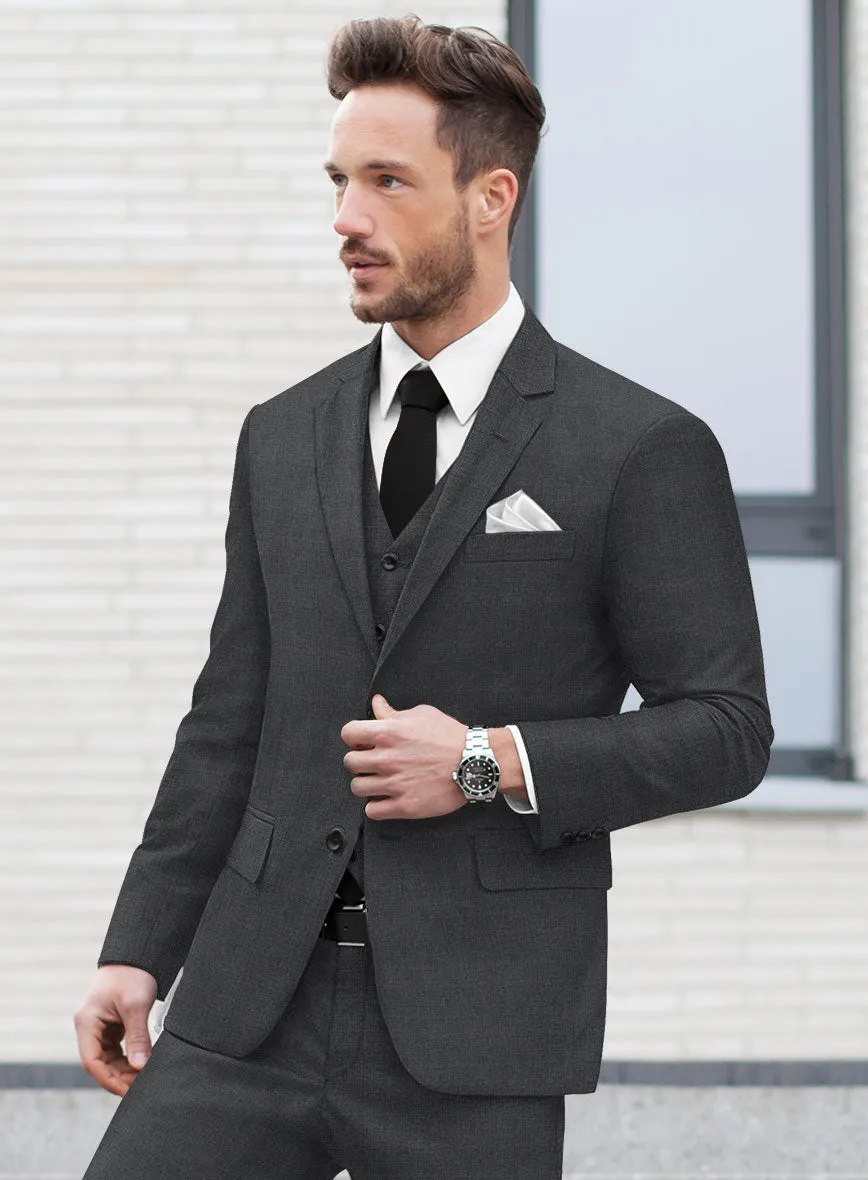 Hardy Minnis Dark Gray Glen Wool Jacket