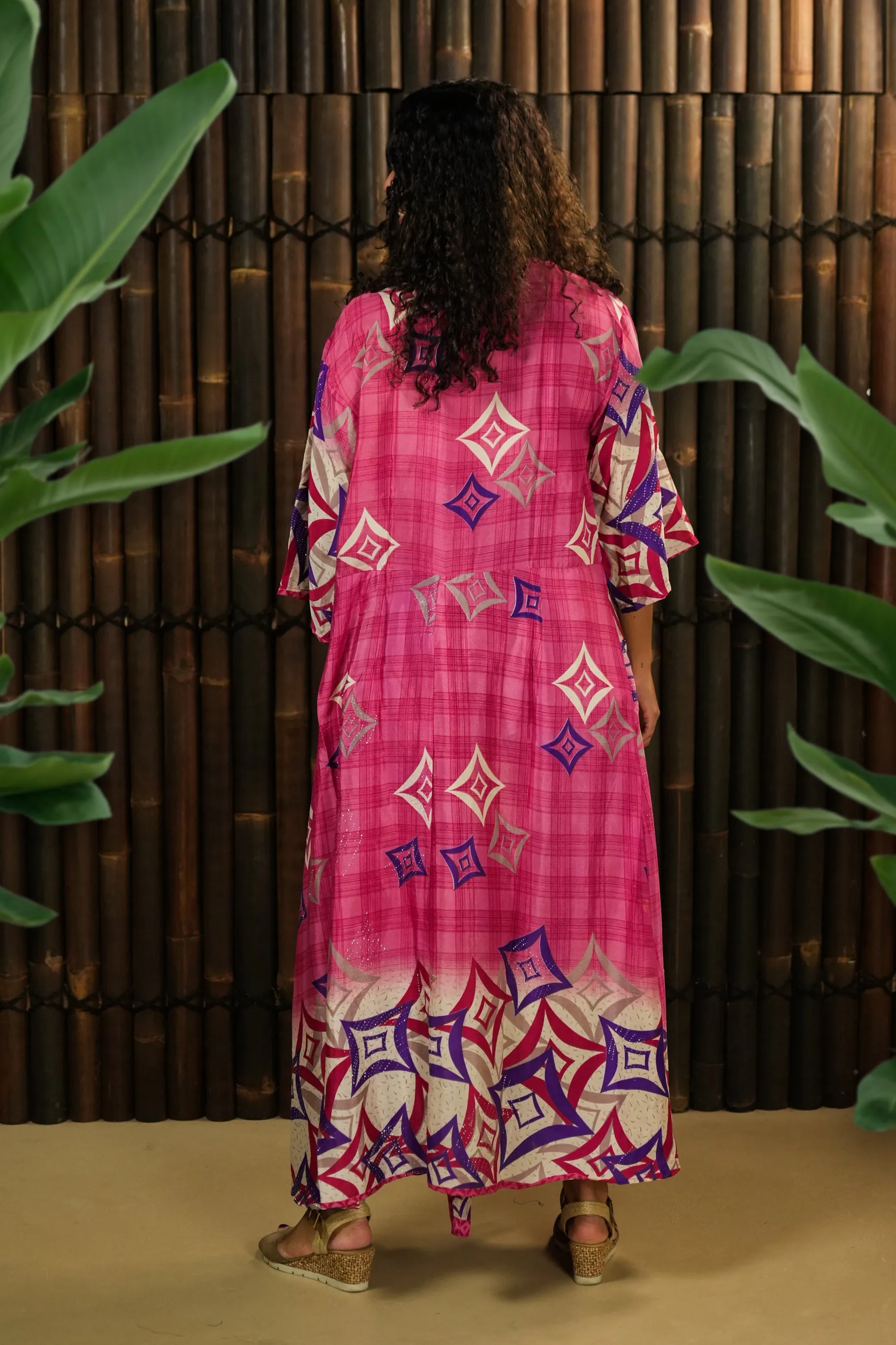 Kimono-inspired Jacket dress 'Ukiyo' - with imperfection