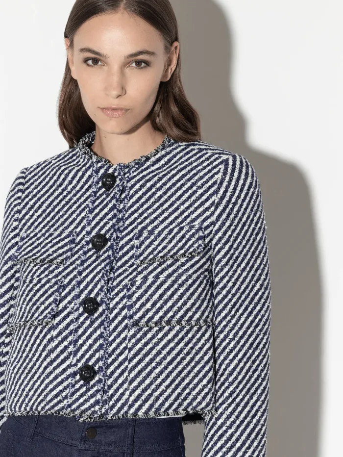 Luisa Cerano Two Tone Tweed Jacket 498013 3603 Col 1032