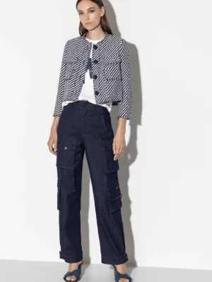 Luisa Cerano Two Tone Tweed Jacket 498013 3603 Col 1032