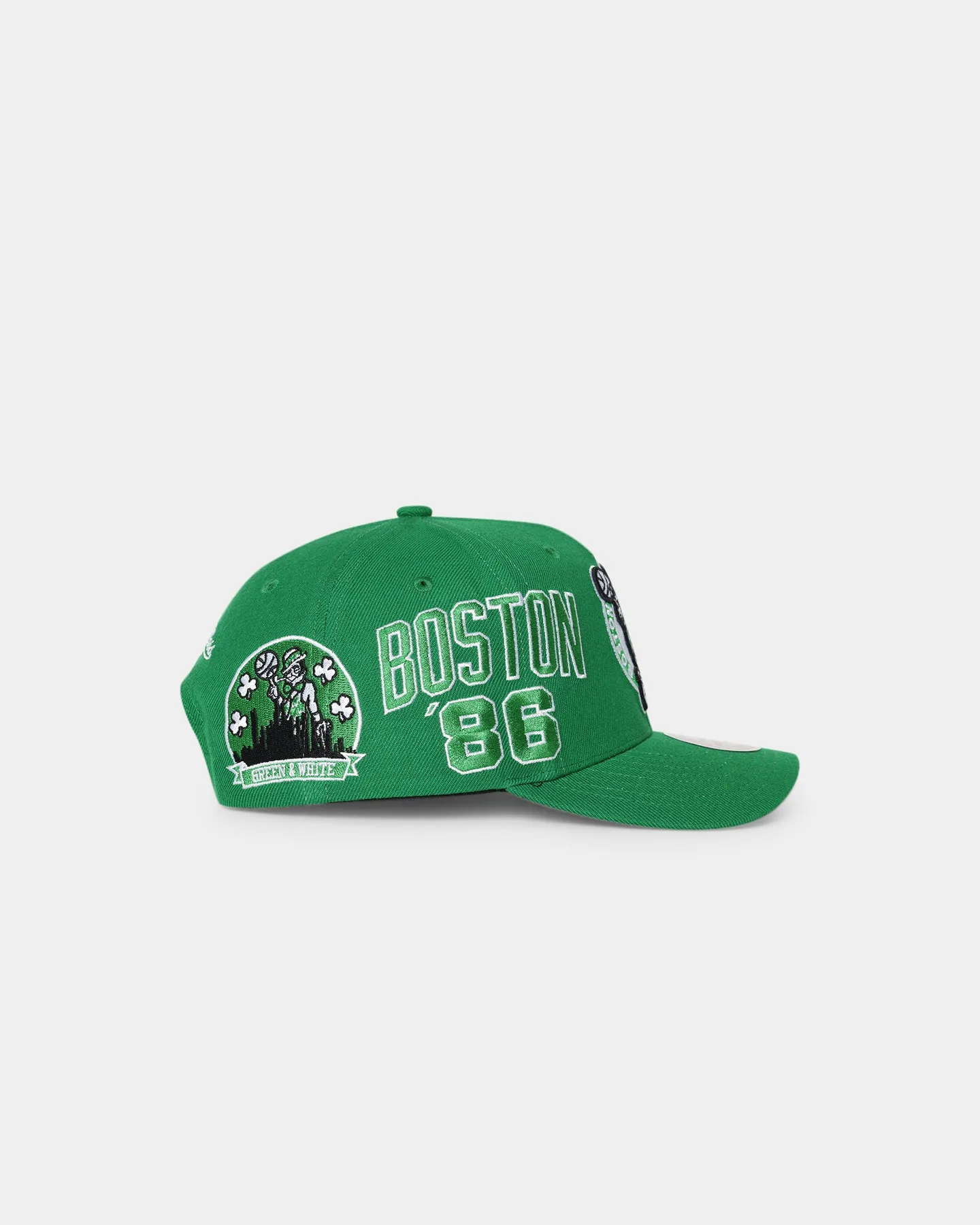 Mitchell & Ness Boston Celtics 'Highway' Pro Crown Snapback Green