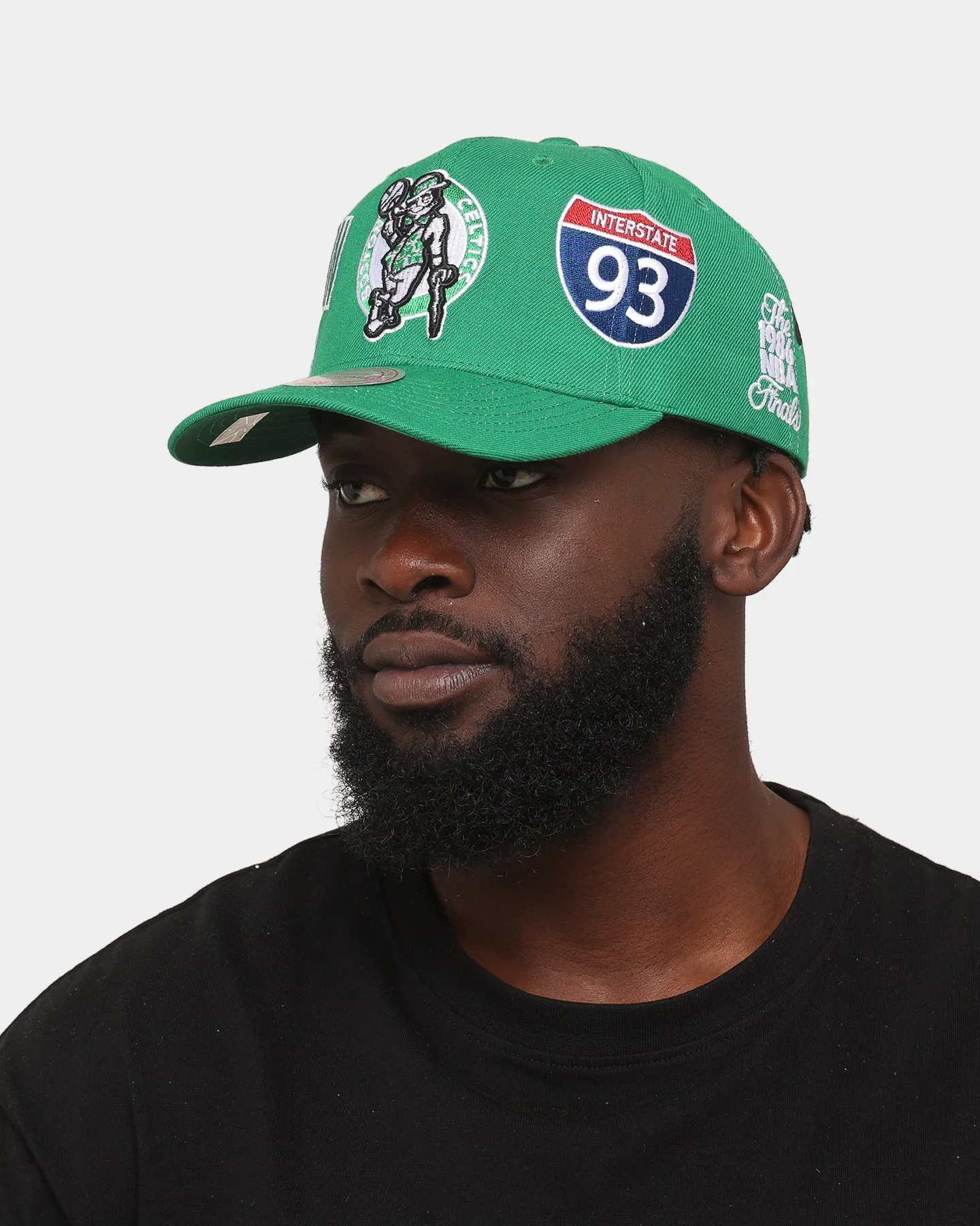 Mitchell & Ness Boston Celtics 'Highway' Pro Crown Snapback Green