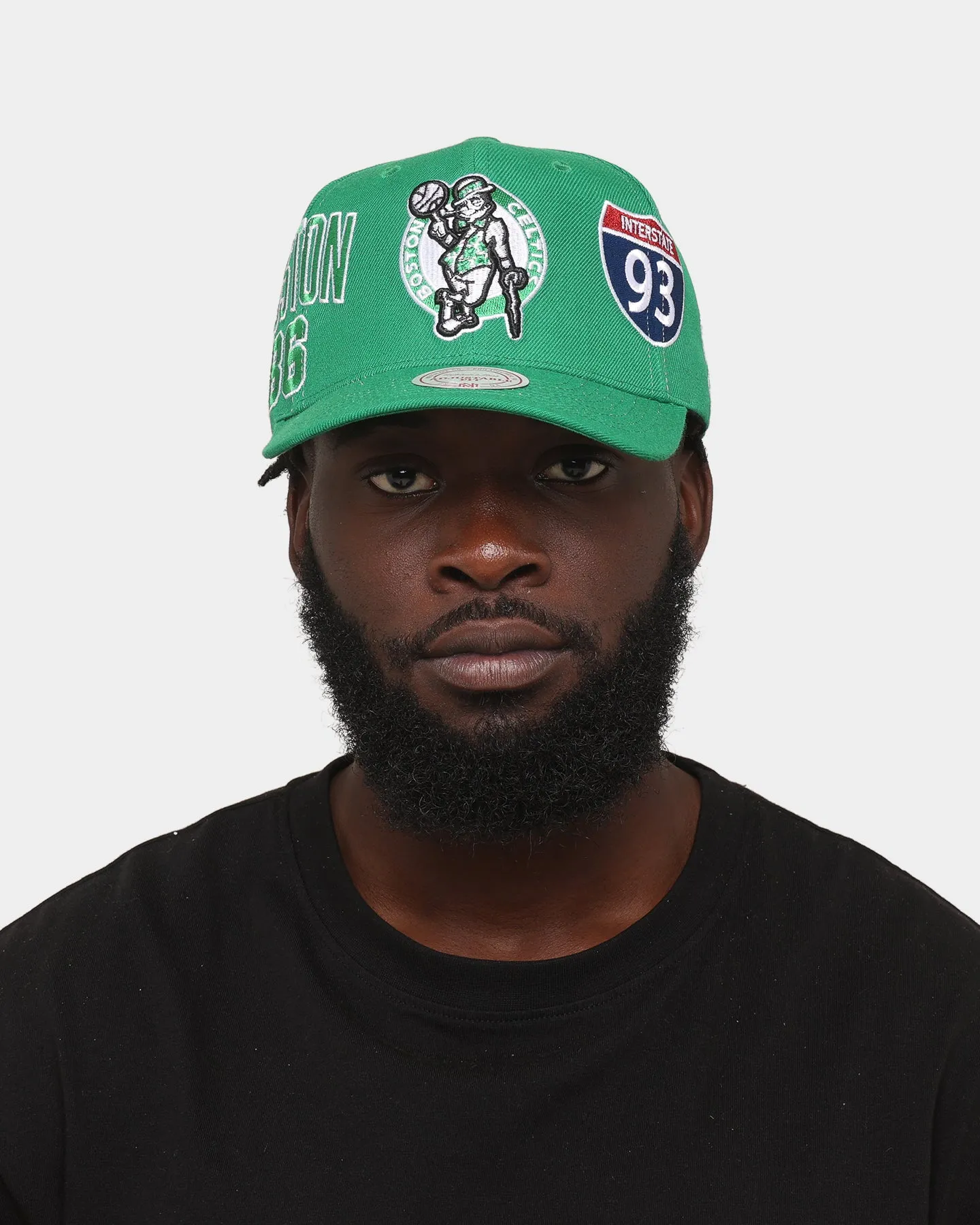 Mitchell & Ness Boston Celtics 'Highway' Pro Crown Snapback Green