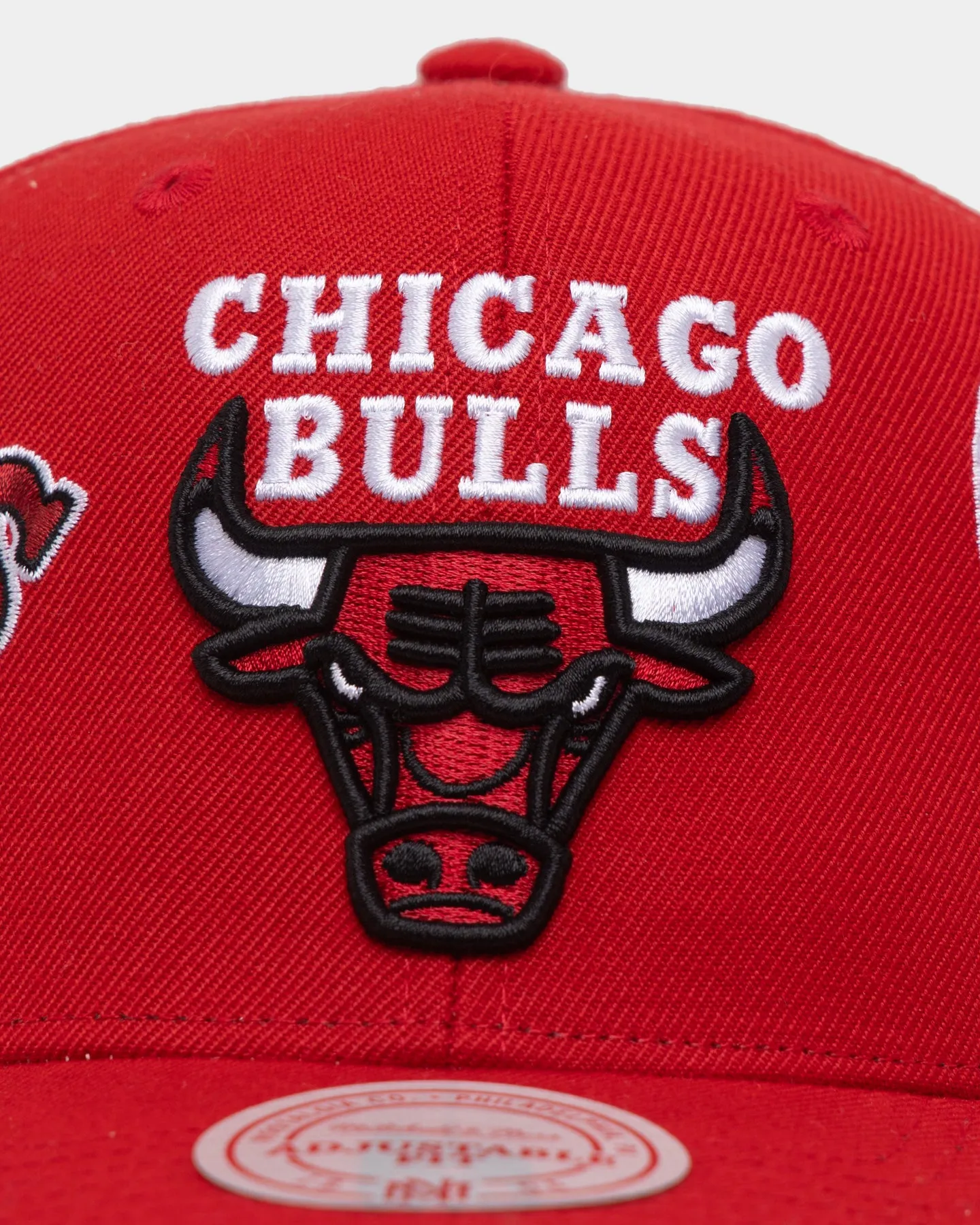 Mitchell & Ness Chicago Bulls 'Highway' Pro Crown Snapback Red