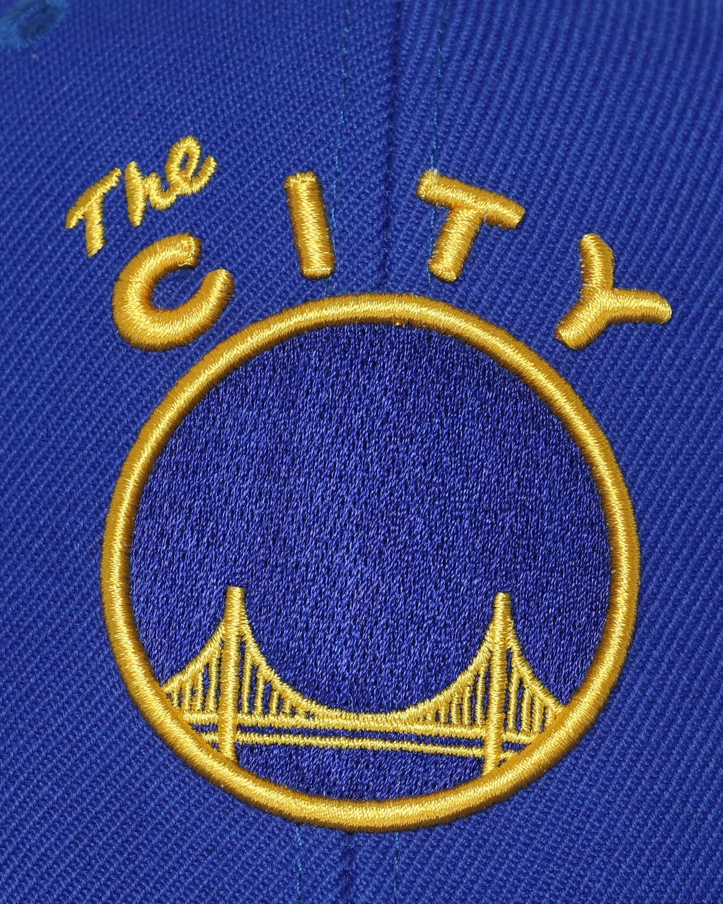 Mitchell & Ness Golden State Warriors 'Highway' Pro Crown Snapback Blue