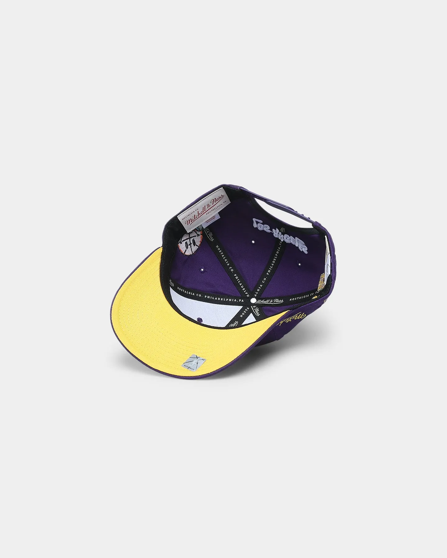 Mitchell & Ness Los Angeles Lakers 'City Love' Pro Crown Snapback Original Team Colours