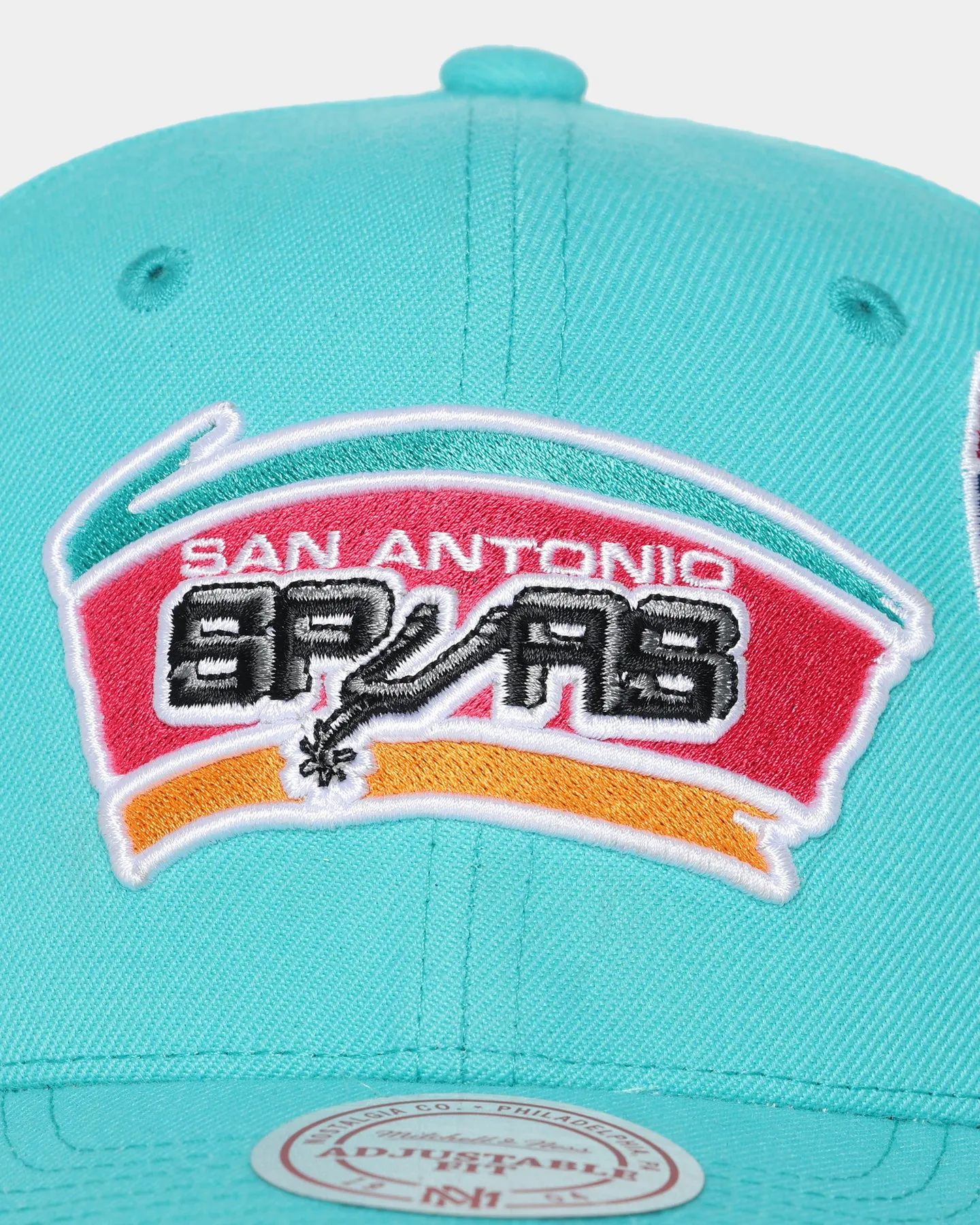 Mitchell & Ness San Antonio Spurs 'Highway' Pro Crown Snapback Dark Teal