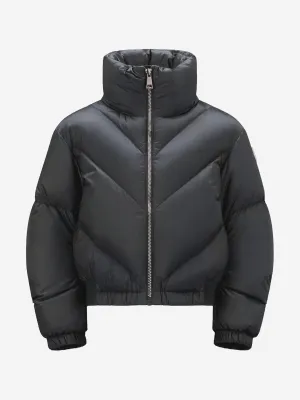 Moncler Enfant Girls Down Padded Mira Jacket in Black