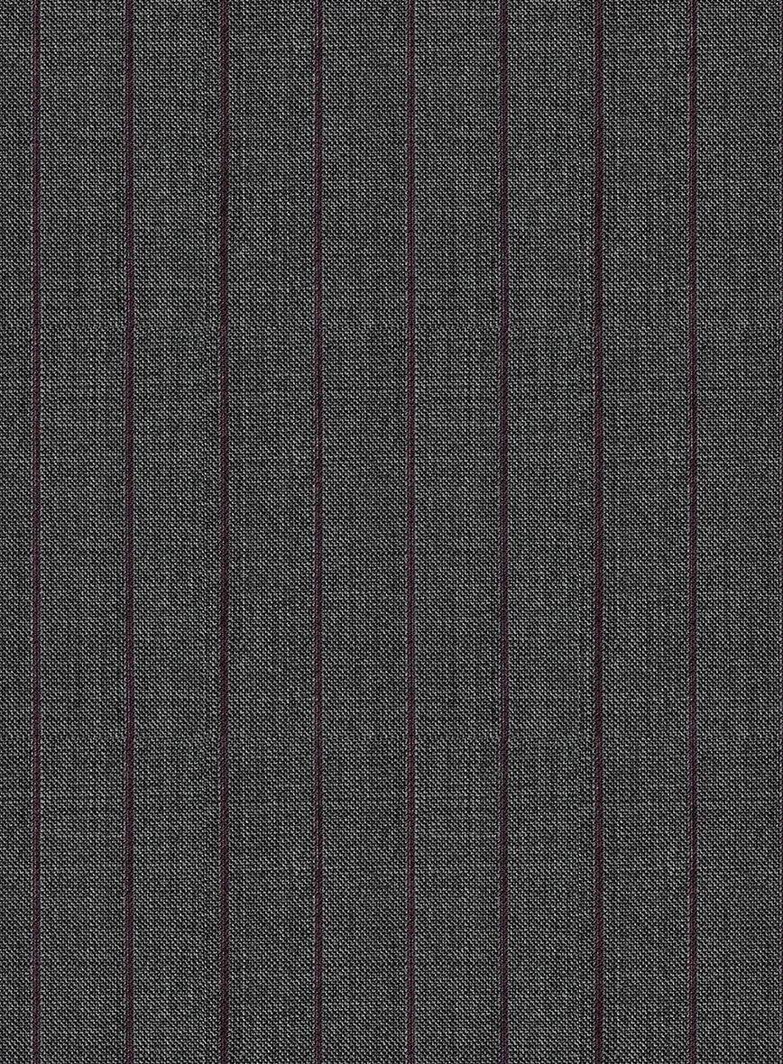 Napolean Calipso Stripe Gray Wool Jacket