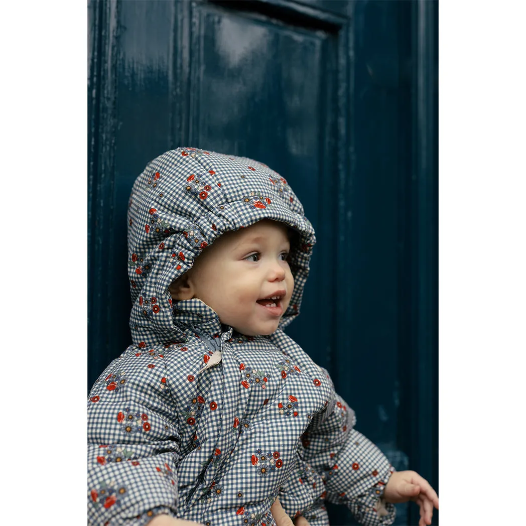 Nutti Down Onesie Blossom Check