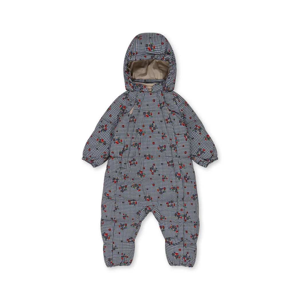 Nutti Down Onesie Blossom Check