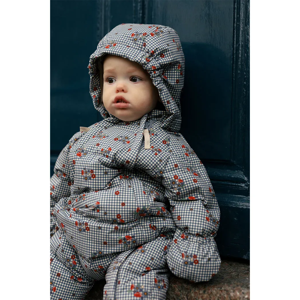Nutti Down Onesie Blossom Check