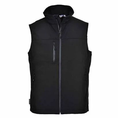 Portwest Fleece lined Softshell Waterproof Bodywarmer/gilet - TK51