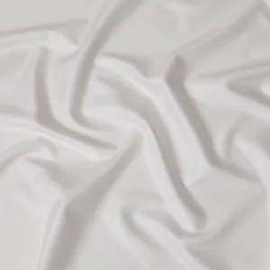 Premium White Swiss 100% Cotton Shirting Fabric - 150cm Width, Silky Finish Herringbone-D18881