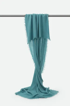 PRIMAVERA GREEN SCARF IN HAND DYED CASHMERE