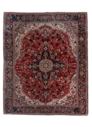 Serapi Vintage Persian Rug 11’3” x 9’4”