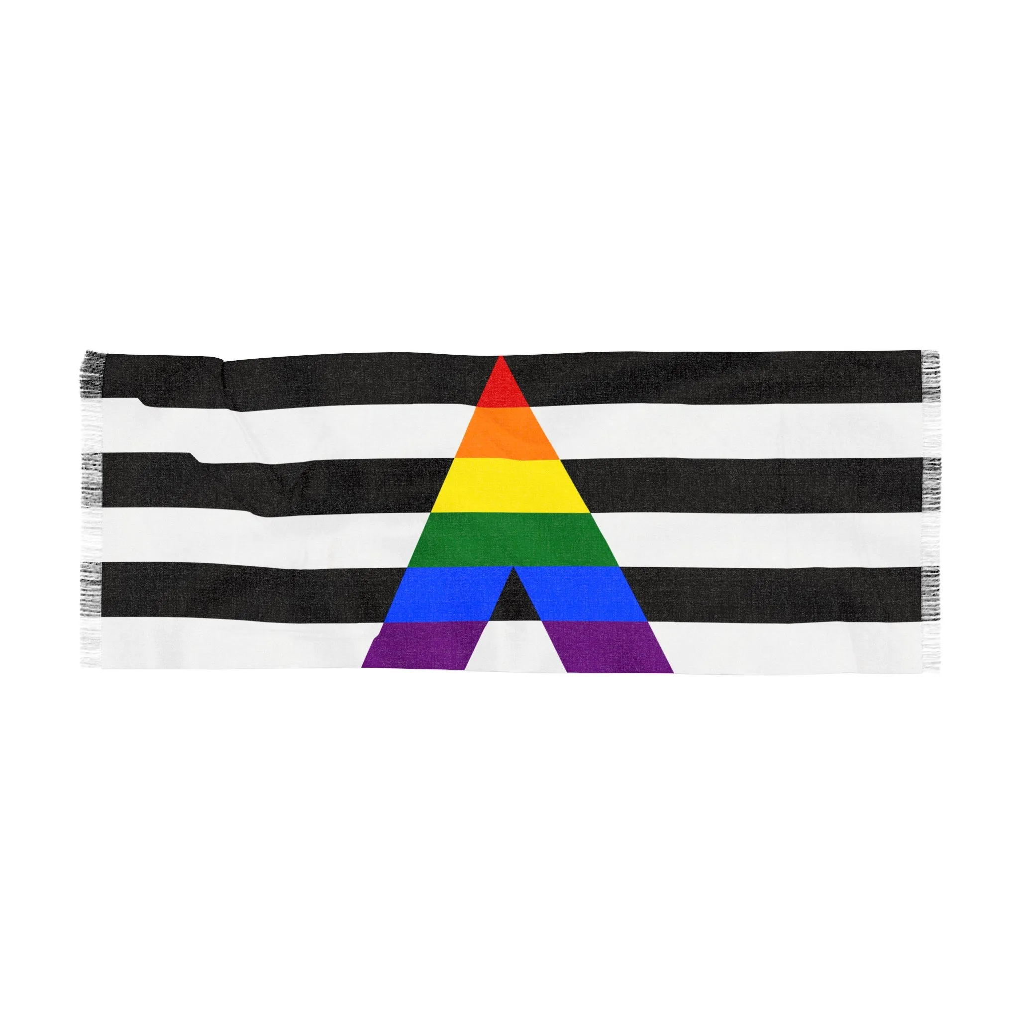 SHAVA CO Straight Ally Flag Light Scarf