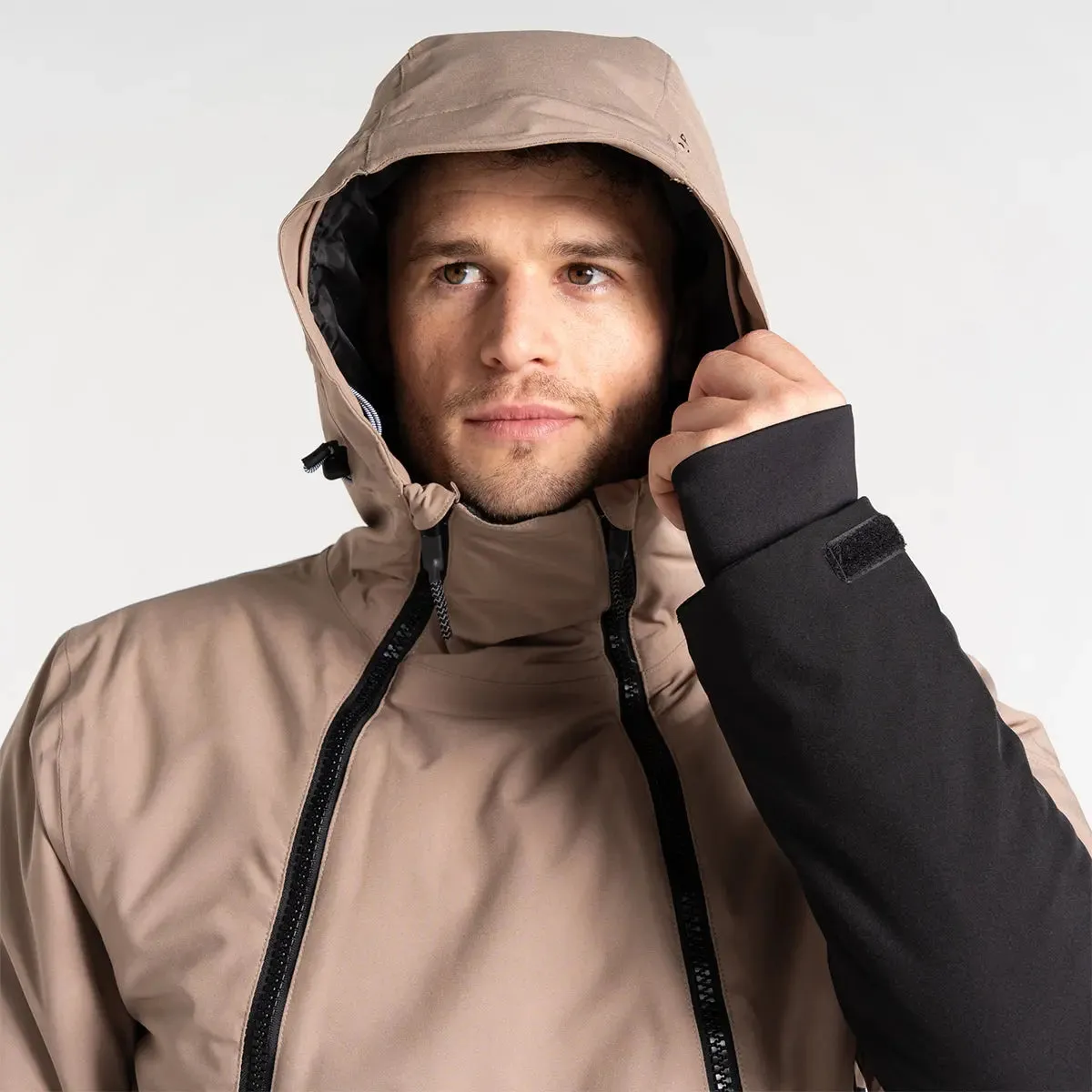 T-Bar Overhead Ski Jacket - Clay/Black