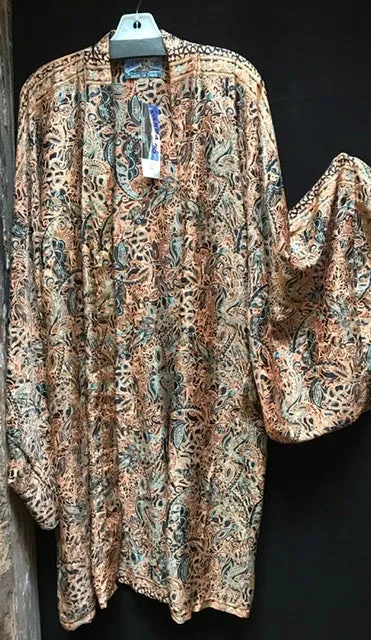TIENDA HO LONG KIMONO SILK fits to 3X