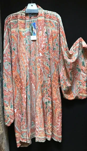 TIENDA HO LONG KIMONO SILK fits to 3X