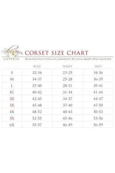 Top Drawer Holographic Waist Corset