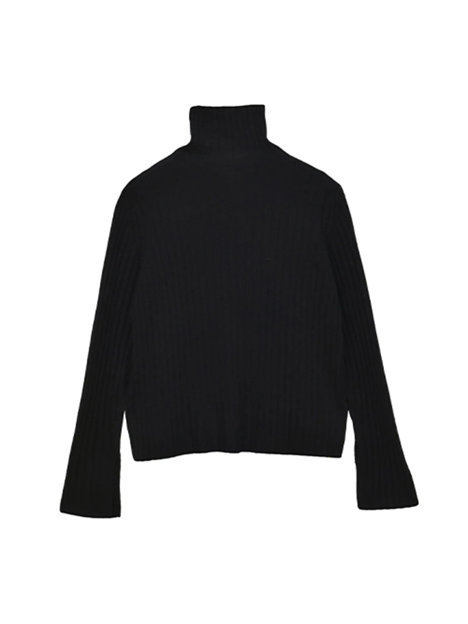 Turtleneck Rib Sweater_Black