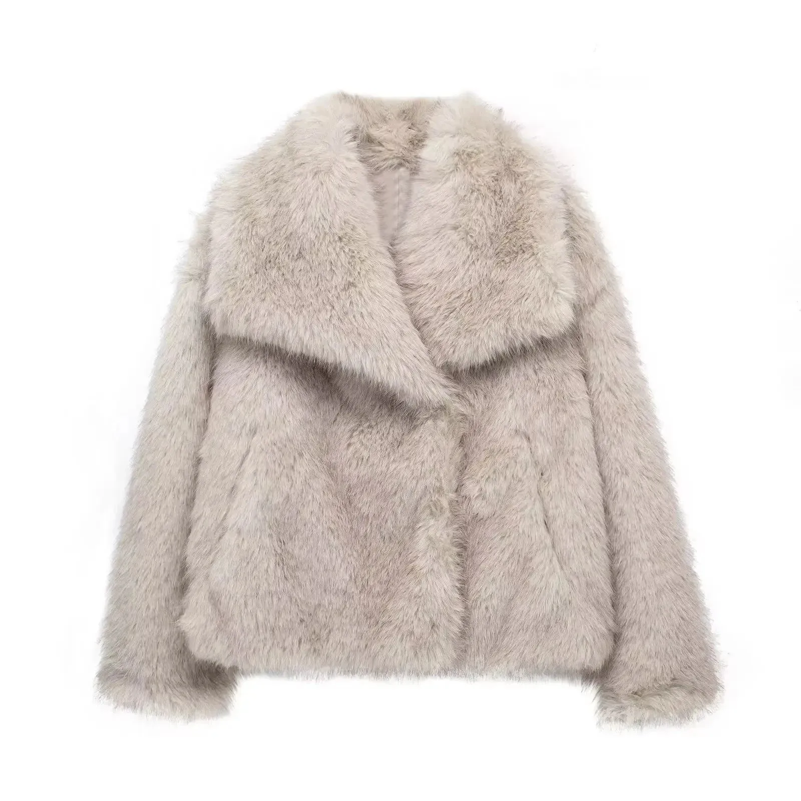 Vintage 2024 Women Faux Fur Jacket