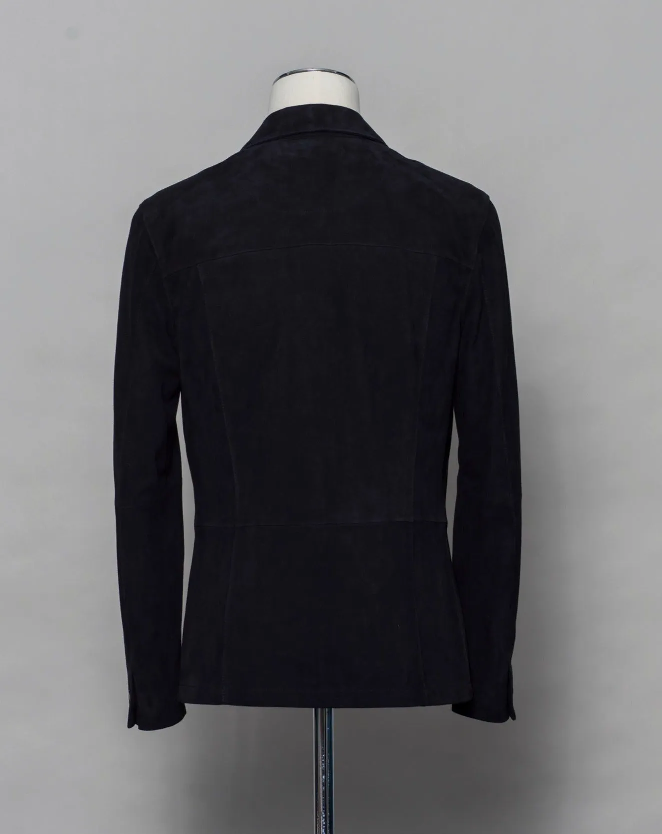 Werner Christ Suede Jacket - Dark Blue