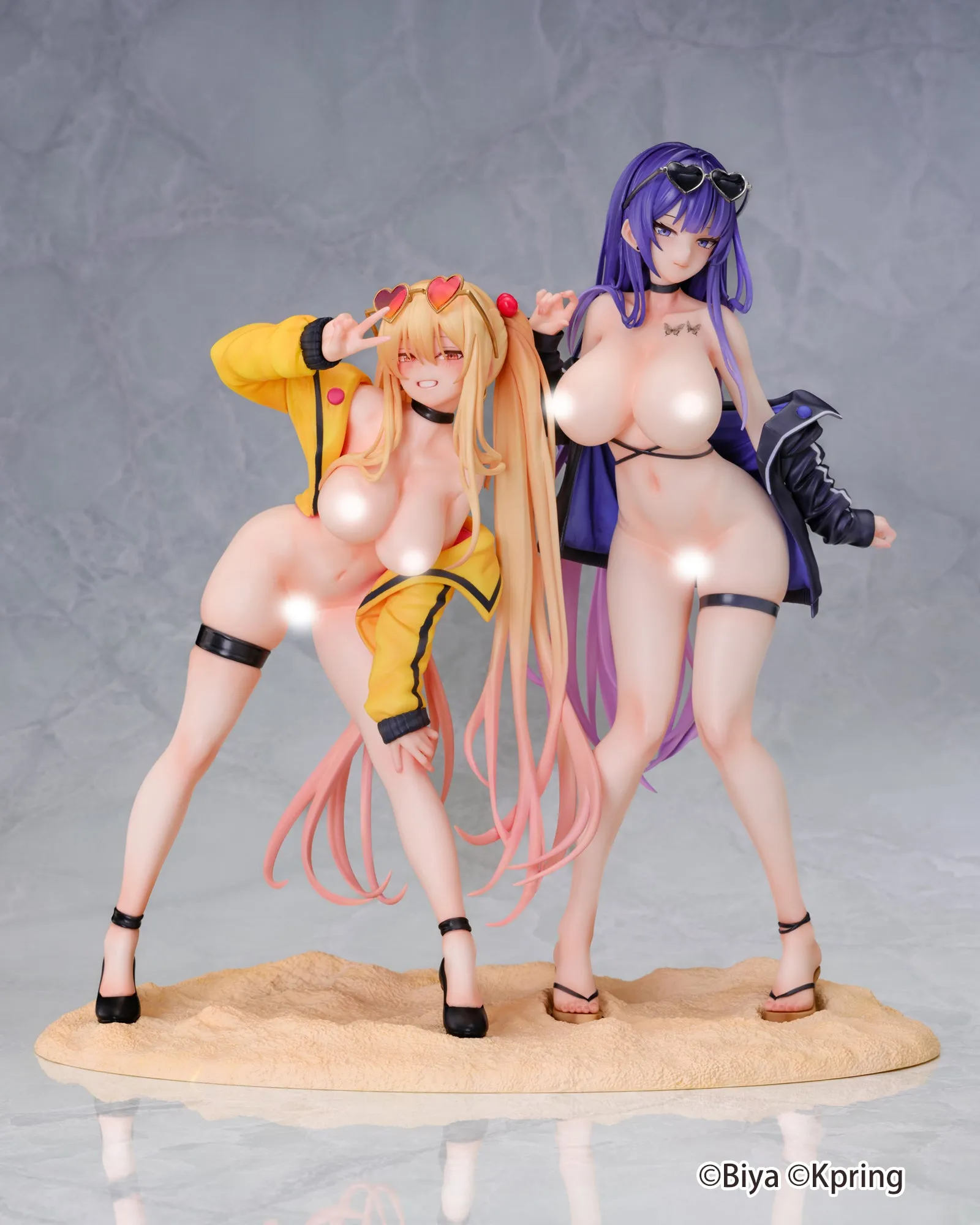 Yuna & Sayuri Set w/Special Base Illustration by K Pring & Biya 1/6 Scale Figure
