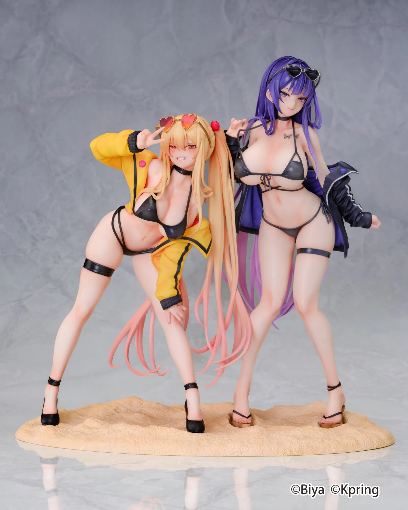 Yuna & Sayuri Set w/Special Base Illustration by K Pring & Biya 1/6 Scale Figure