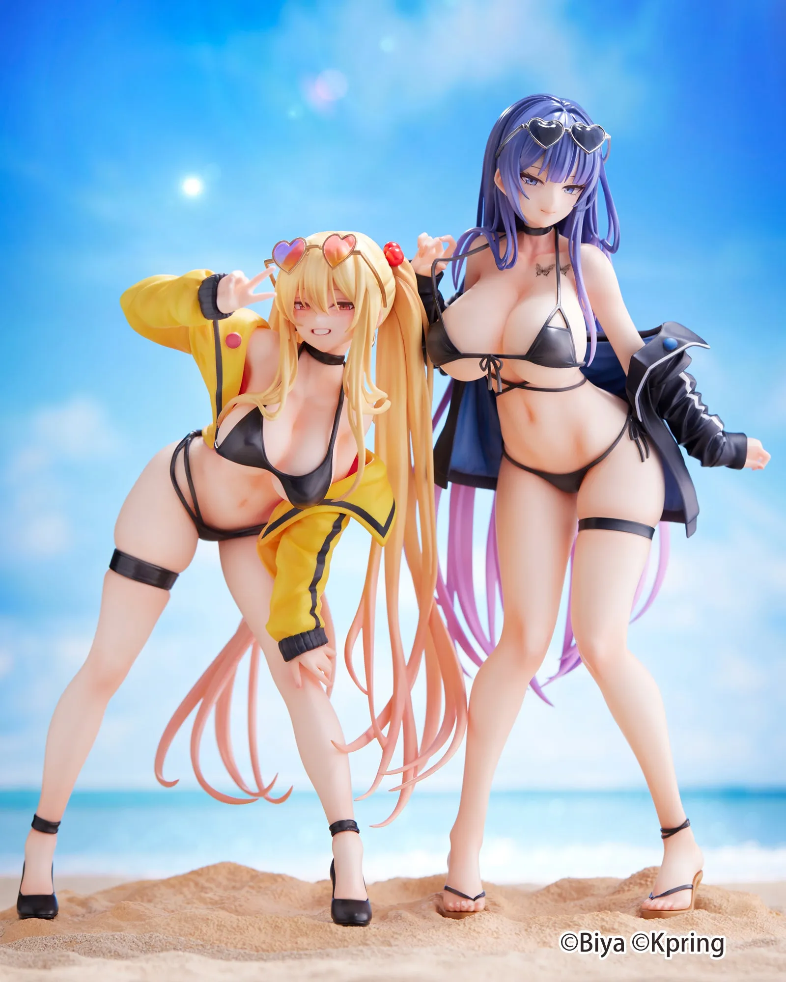 Yuna & Sayuri Set w/Special Base Illustration by K Pring & Biya 1/6 Scale Figure